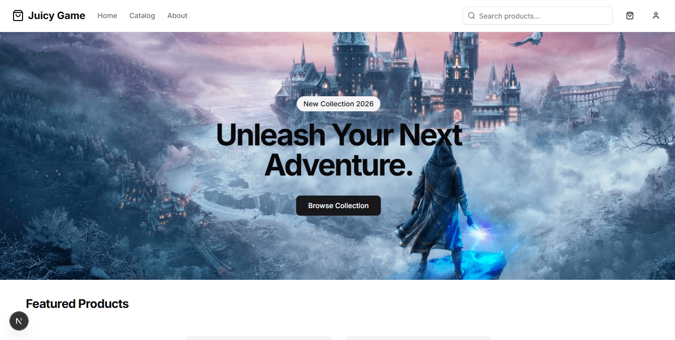 Juicy Game Store (In Development)